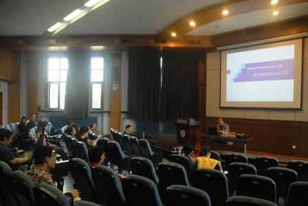 联合国大会和会议管理部逐字记录处处长傅鹏辉来我院讲座-高翻学院-2016.05.09-照片02